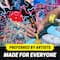 POSCA® PC-5BR 16 Colour Brush Tip Paint Marker Set